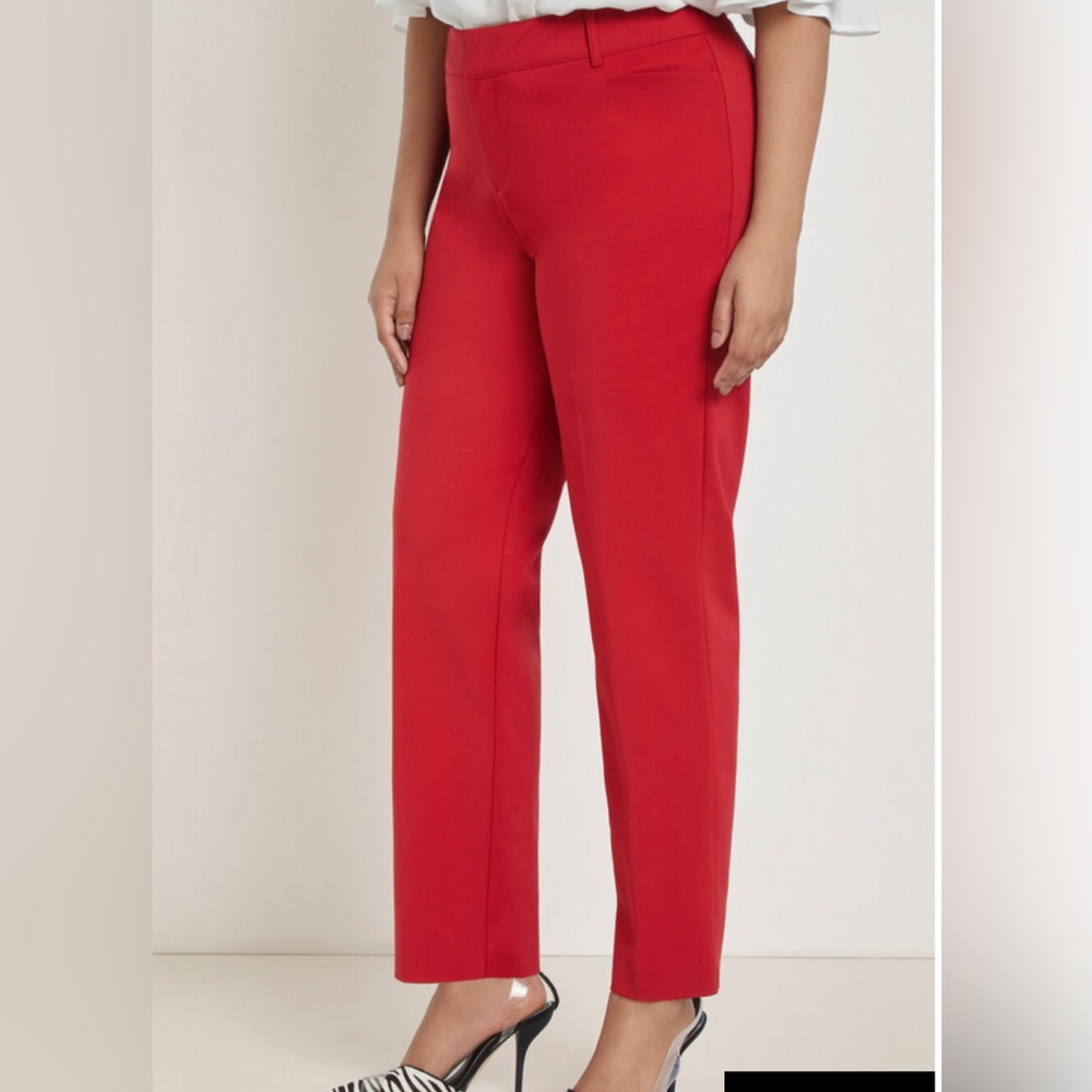 Kady Fit Double-Weave Pant-color BURGUNDY